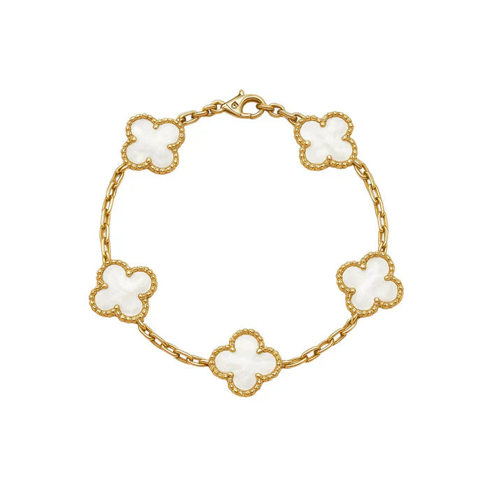 'Cleef' Clover Bracelet - Mulitcolour