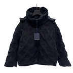 ''LV'' PUFFERJACKET BLACK